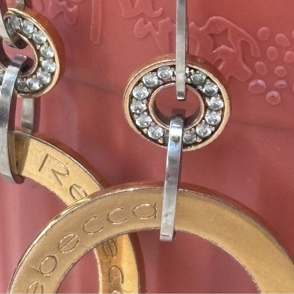 Glamorous Rebecca Rose Gold Earrings! - Picture 3 of 11